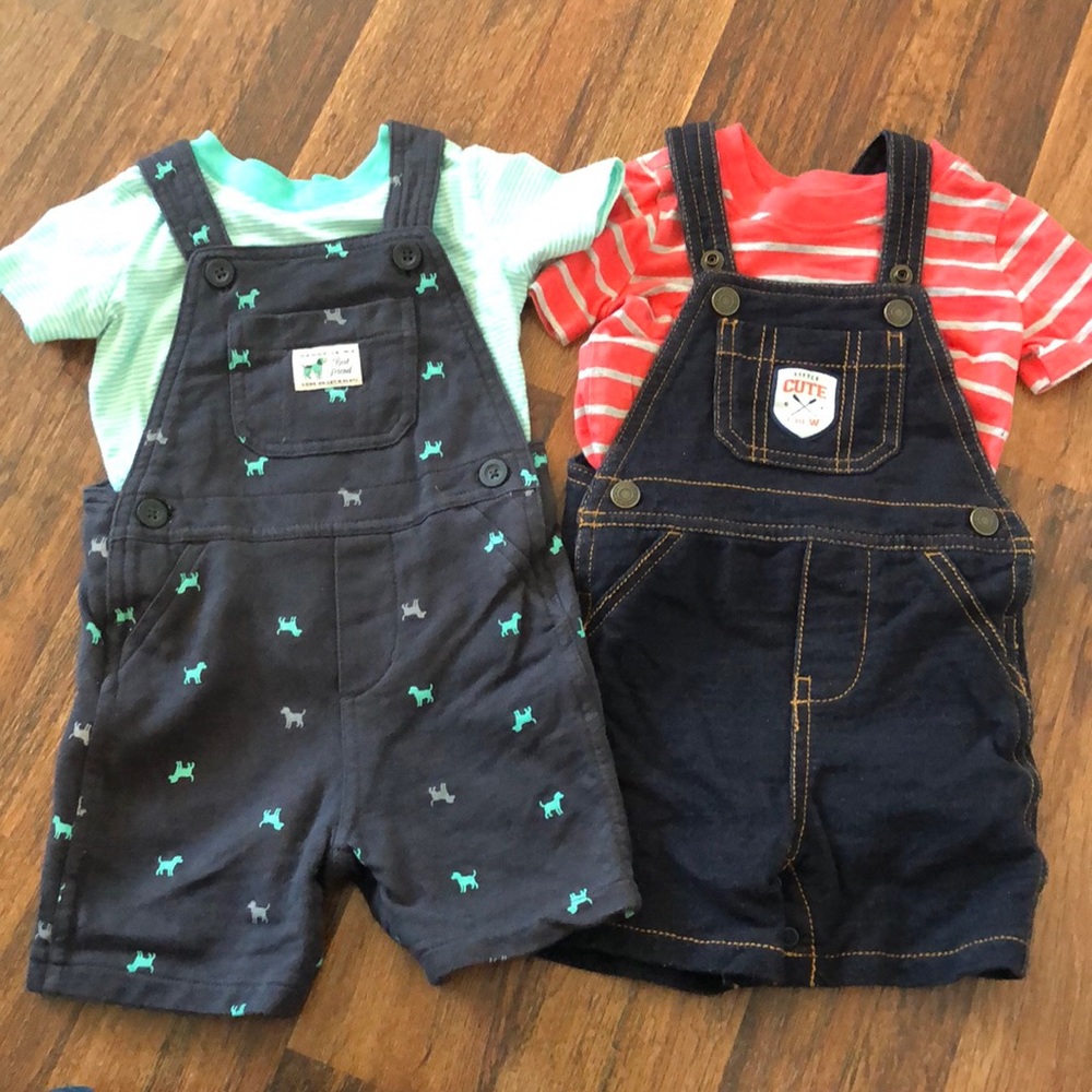 2 Overalls Set